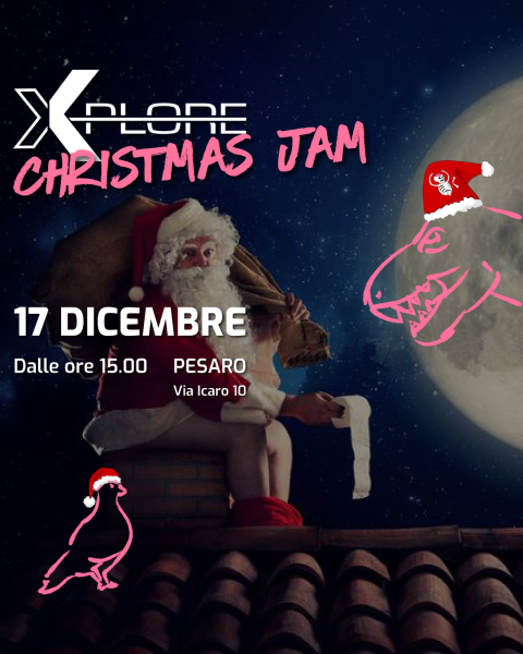 Xplore Christmas Jam 17 dicembre dalle 15 alle 19